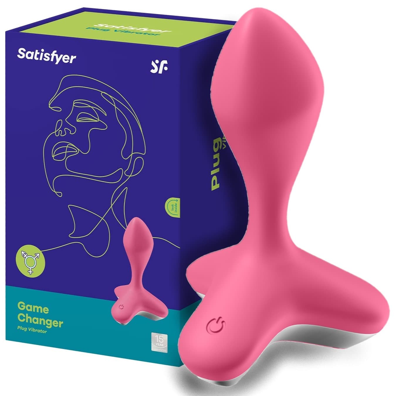 Анальная пробка с вибрацией Satisfyer Game Changer розовая — фото 1