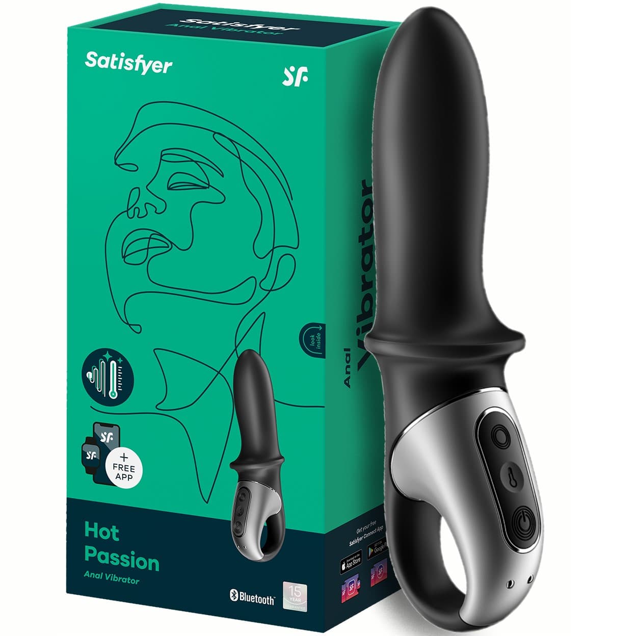 Анальный смарт-вибратор с функцией нагрева Satisfyer Hot Passion — фото 1
